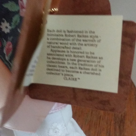 Raikes Original Hand Carved Doll Claire 1991 - Picture 6 of 6